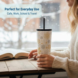 Snow Flakes Tumbler - 24 oz