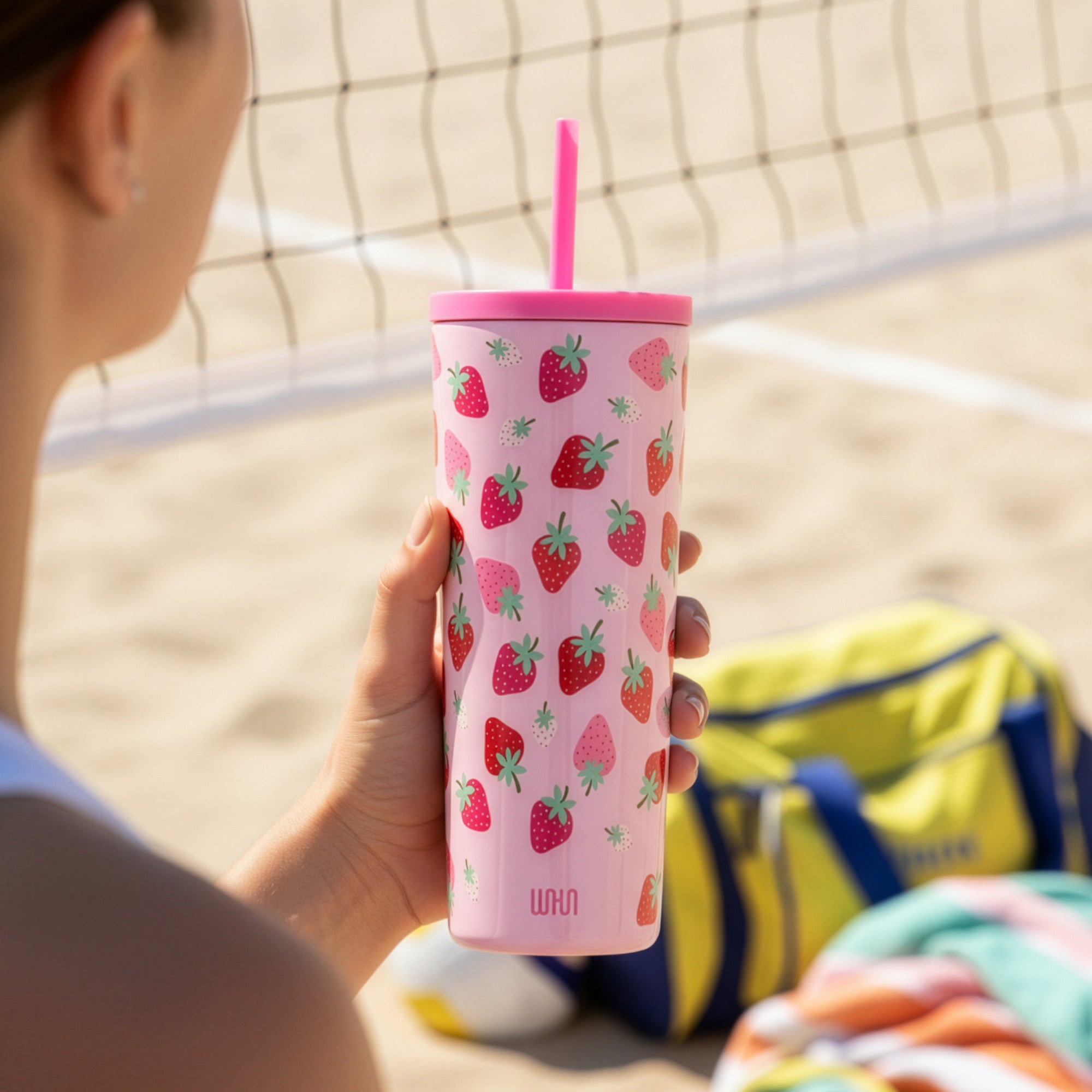 Strawberry Patch Tumbler - 24 oz