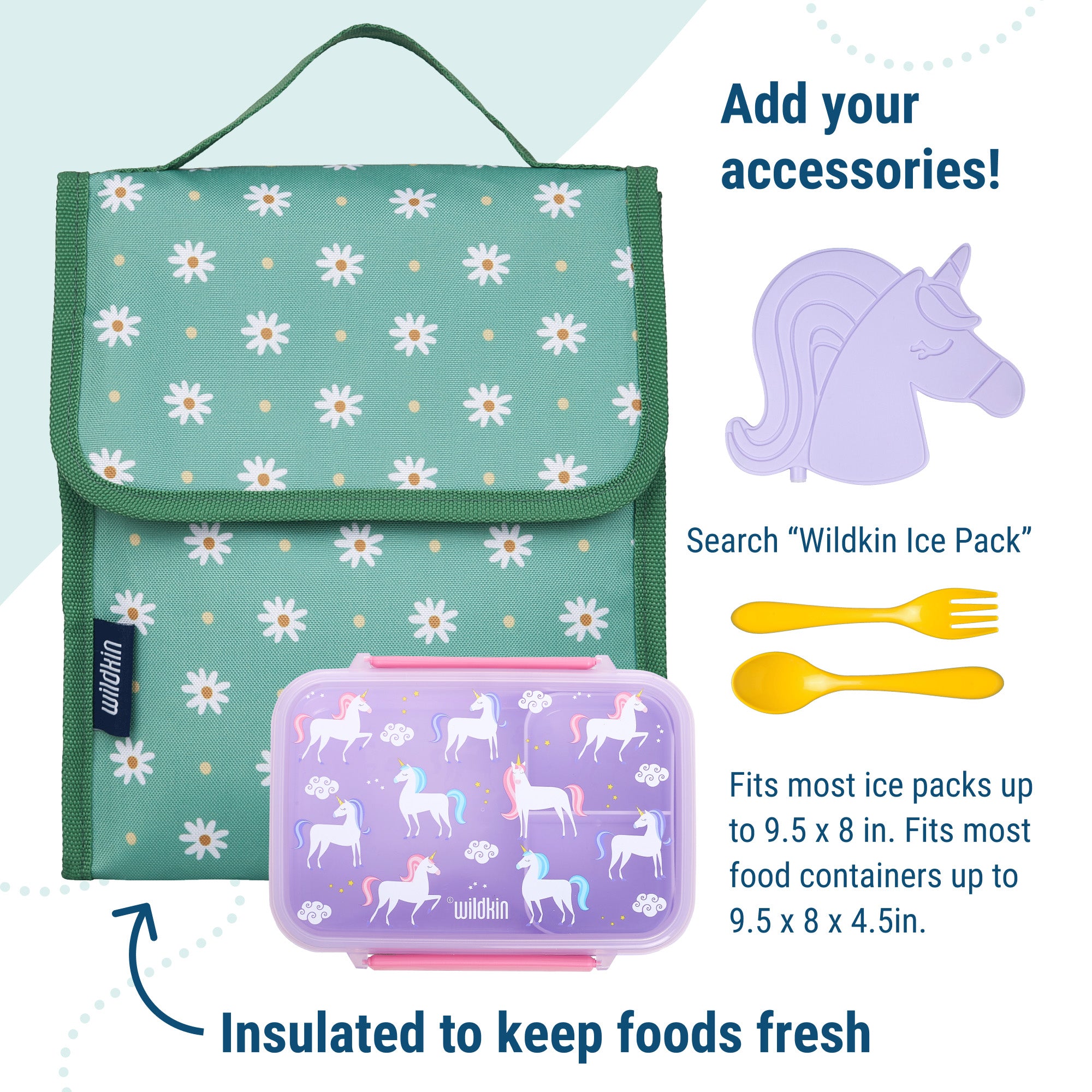Daisy Dots Lunch Bag
