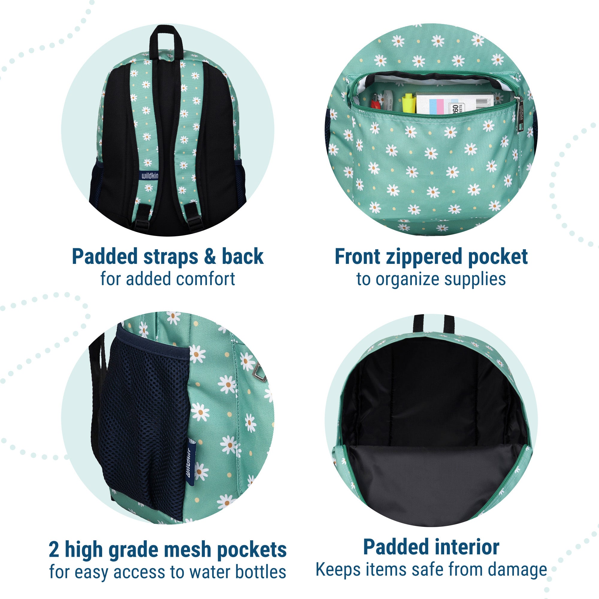 Daisy Dots Backpack
