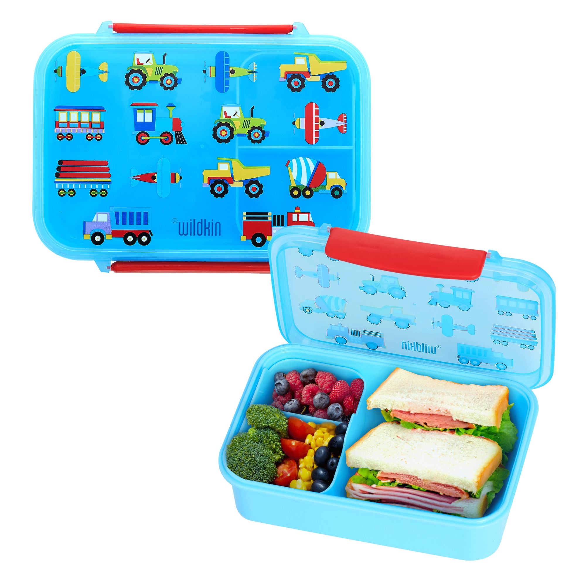 Trains, Planes & Trucks food container