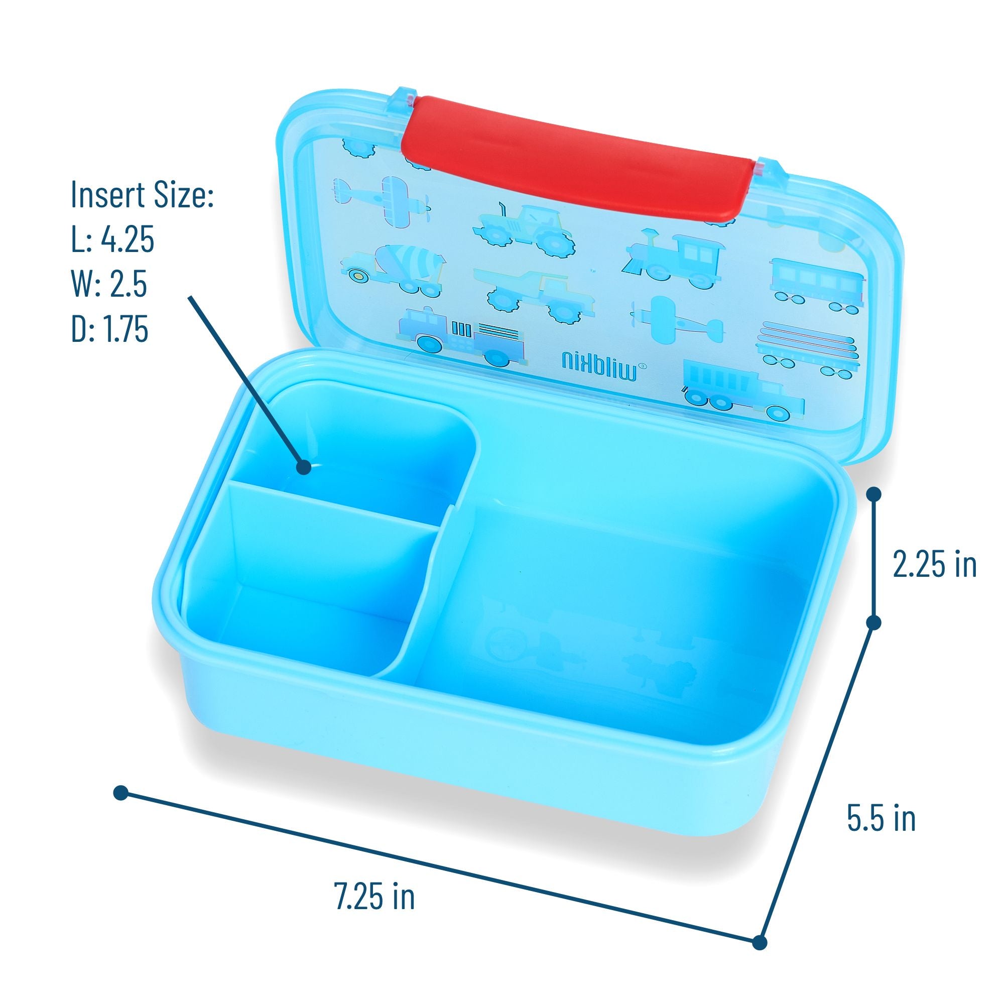 Trains, Planes & Trucks food container