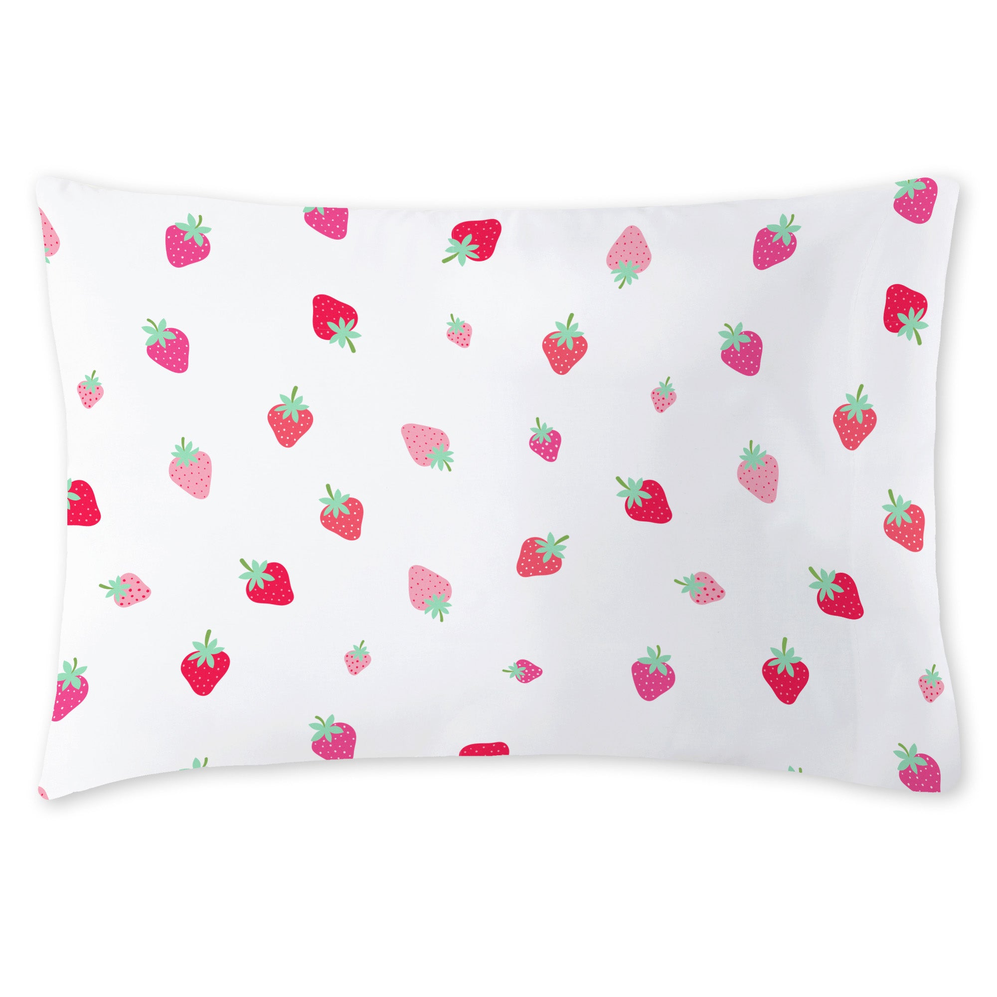 Strawberry Patch 100% Cotton Percale Pillowcase