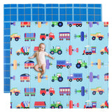 Trains, Planes & Trucks 70" x 59" Play Mat