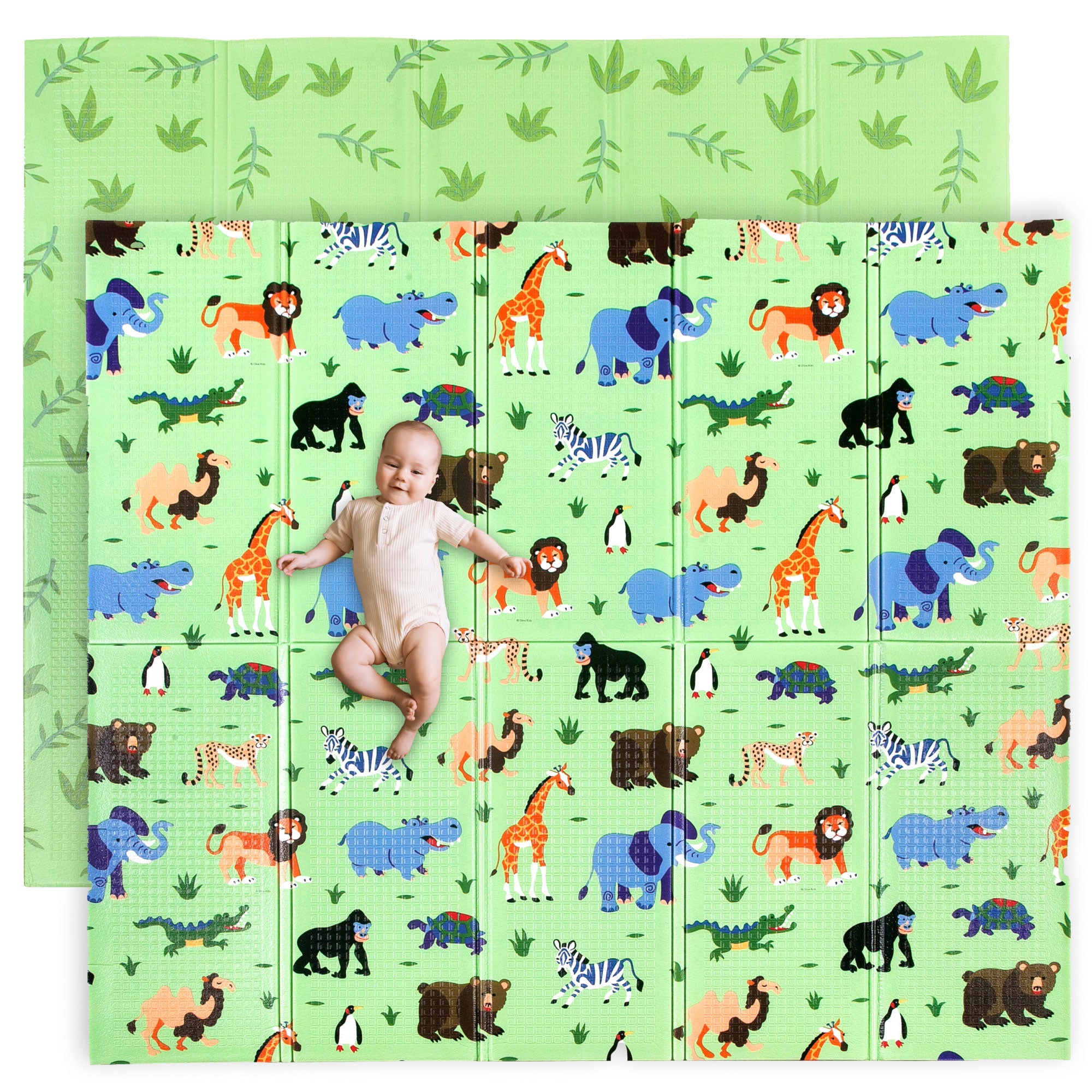 Wild Animals 70" x 59" Play Mat