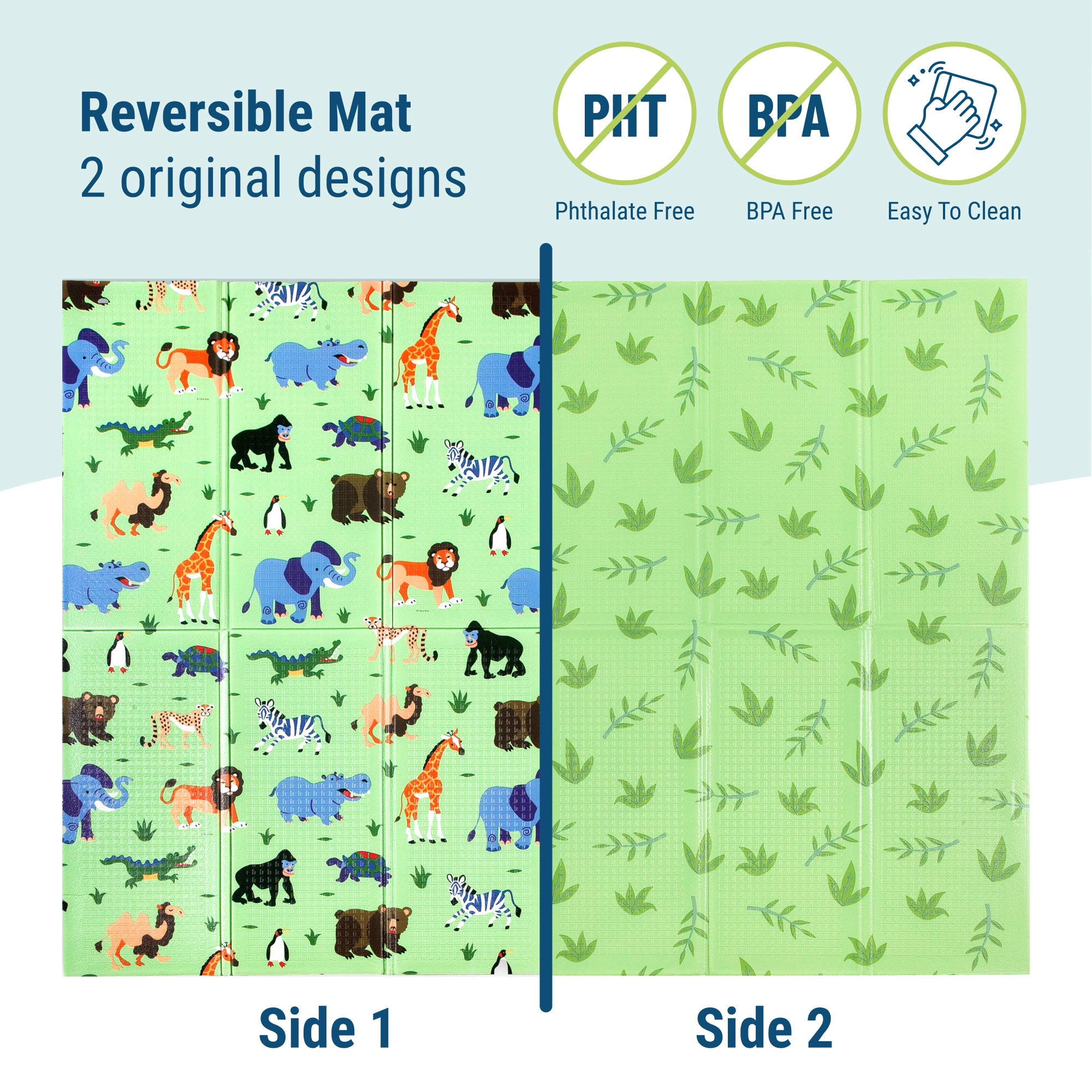 Wild Animals 70" x 59" Play Mat