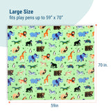 Wild Animals 70" x 59" Play Mat