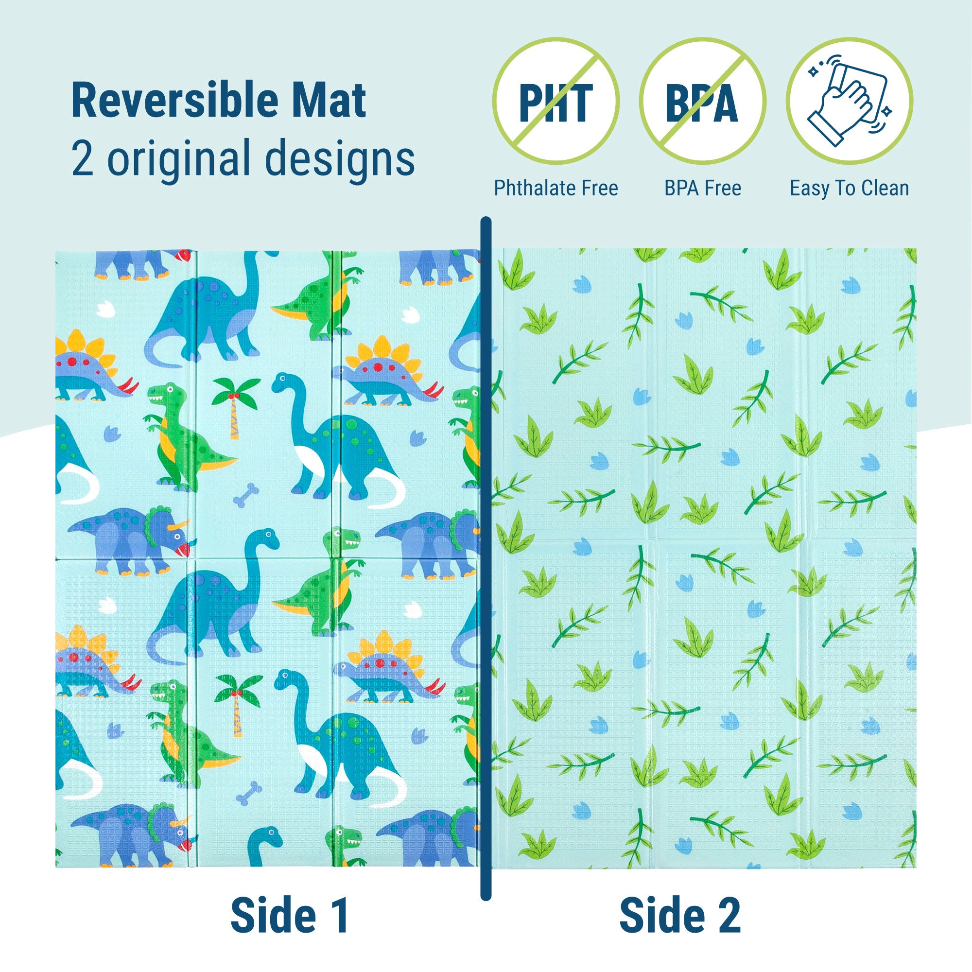 Dinosaur Land 70" x 59" Play Mat