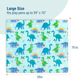 Dinosaur Land 70" x 59" Play Mat