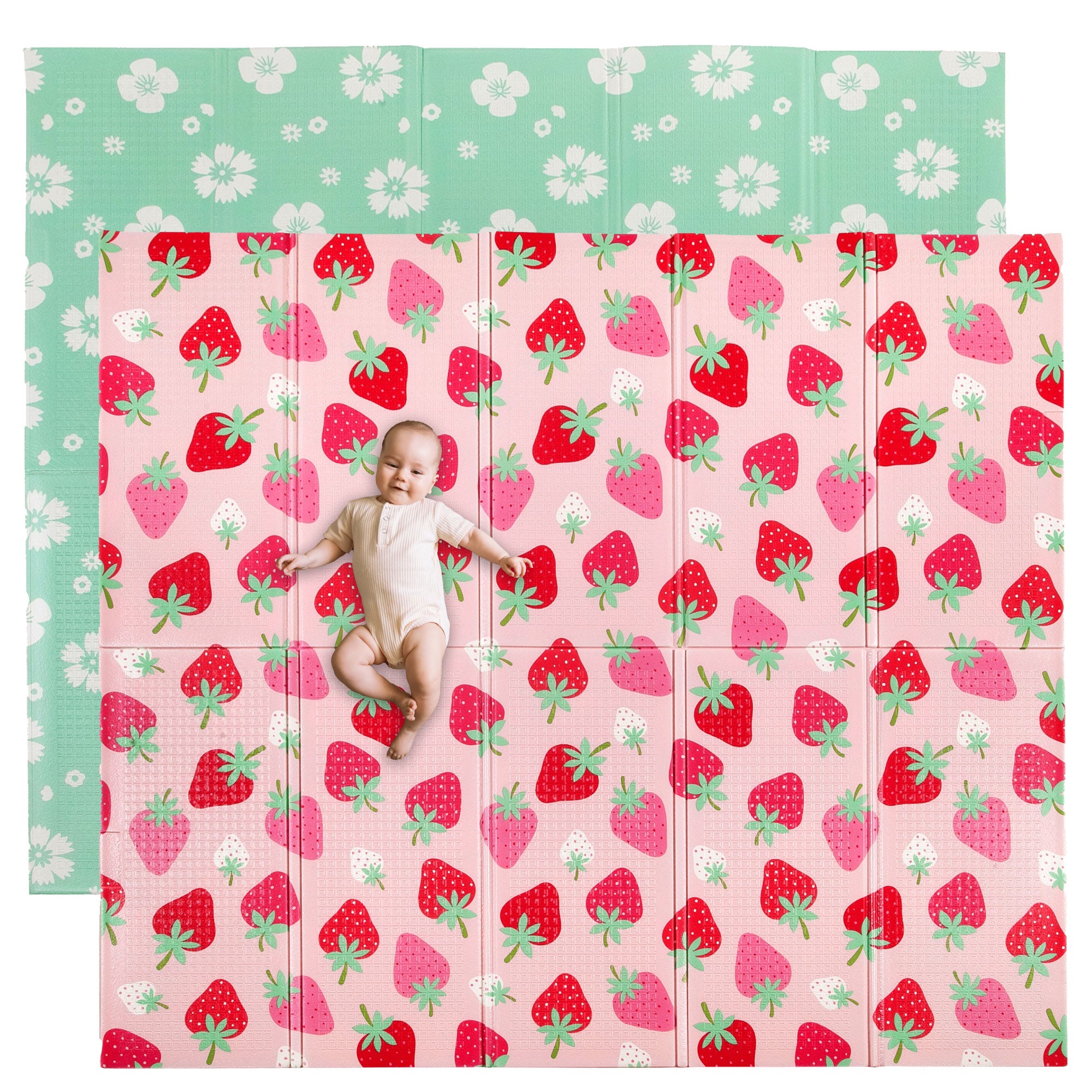 Strawberry Patch 70" x 59" Play Mat