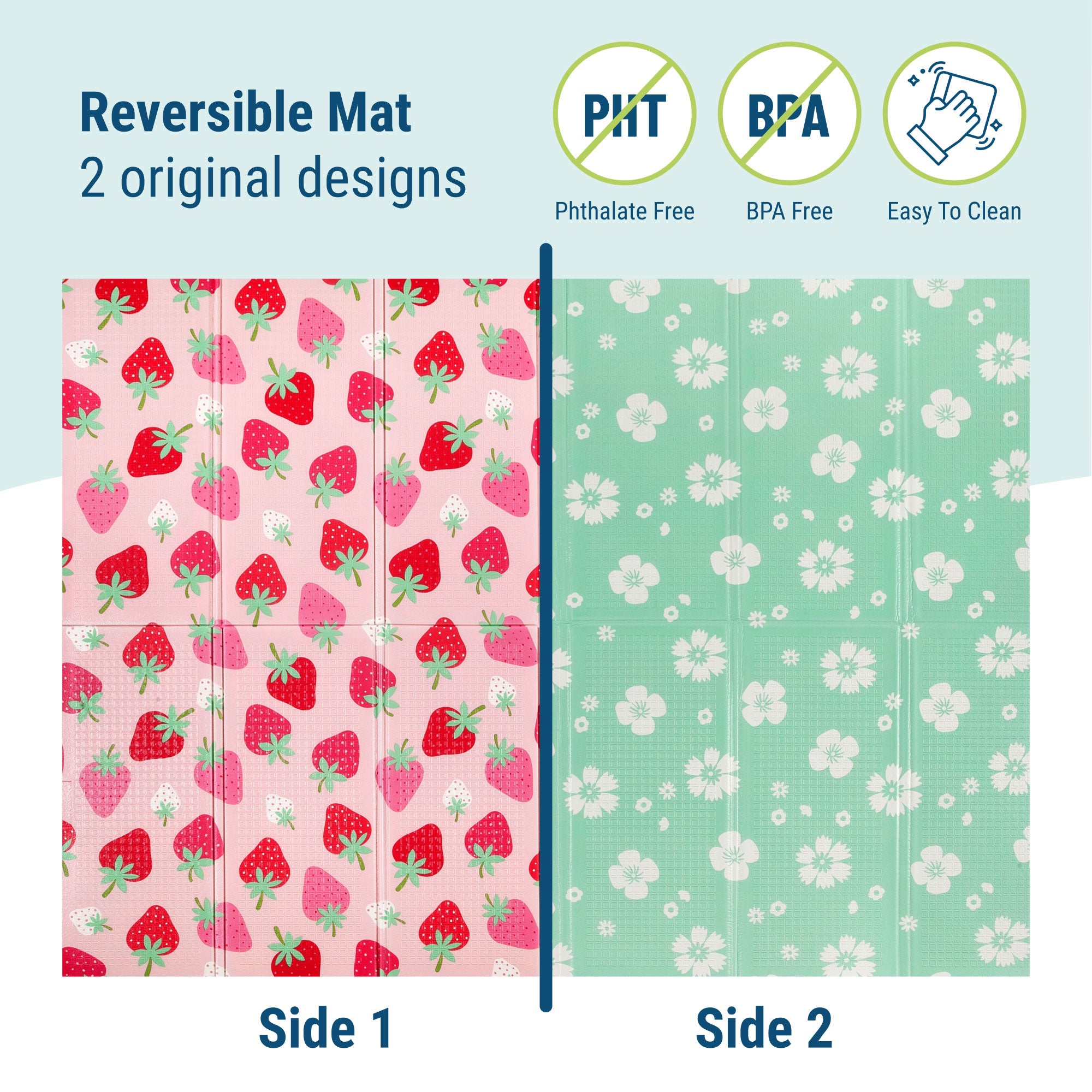 Strawberry Patch 70" x 59" Play Mat