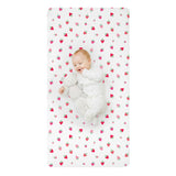 Strawberry Patch 100% Cotton Percale Fitted Crib Sheet