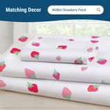 Strawberry Patch 100% Cotton Percale Fitted Crib Sheet