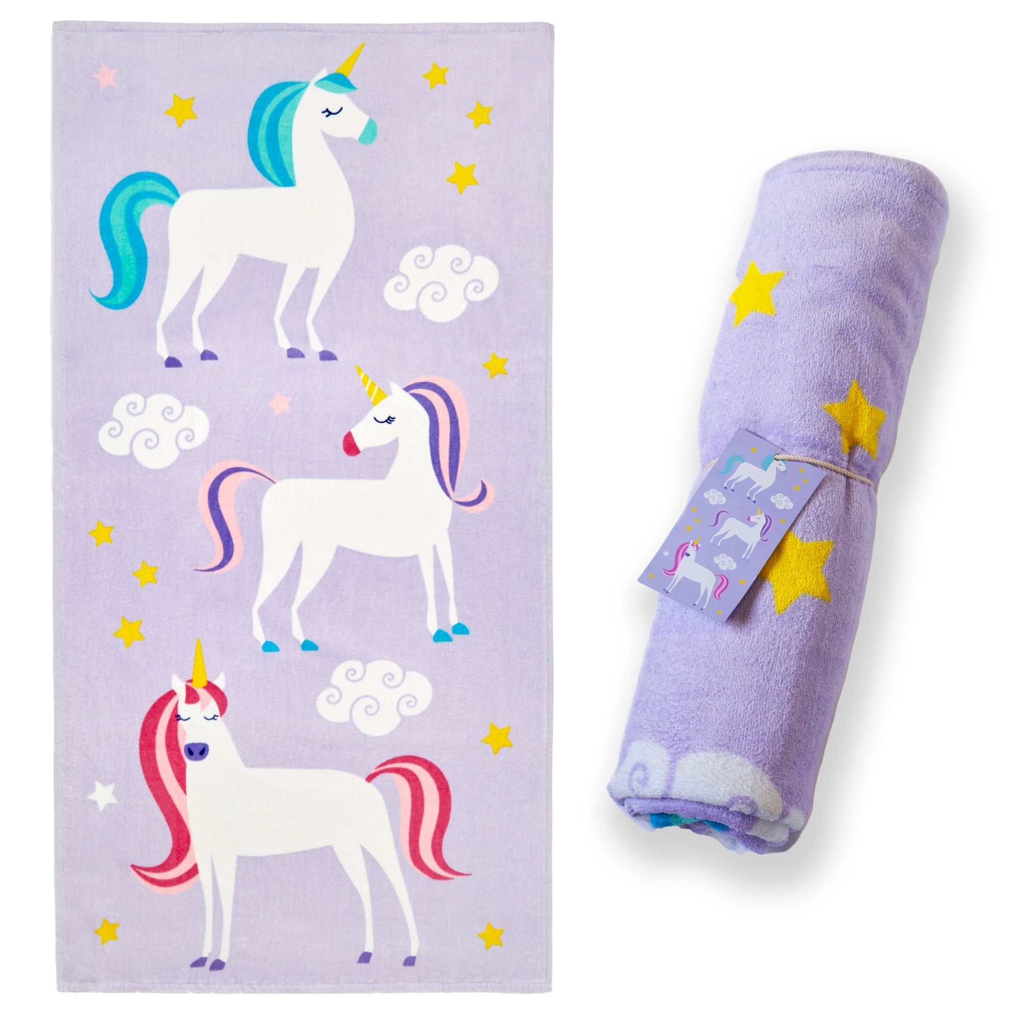 Unicorn 100% Cotton Beach Towel