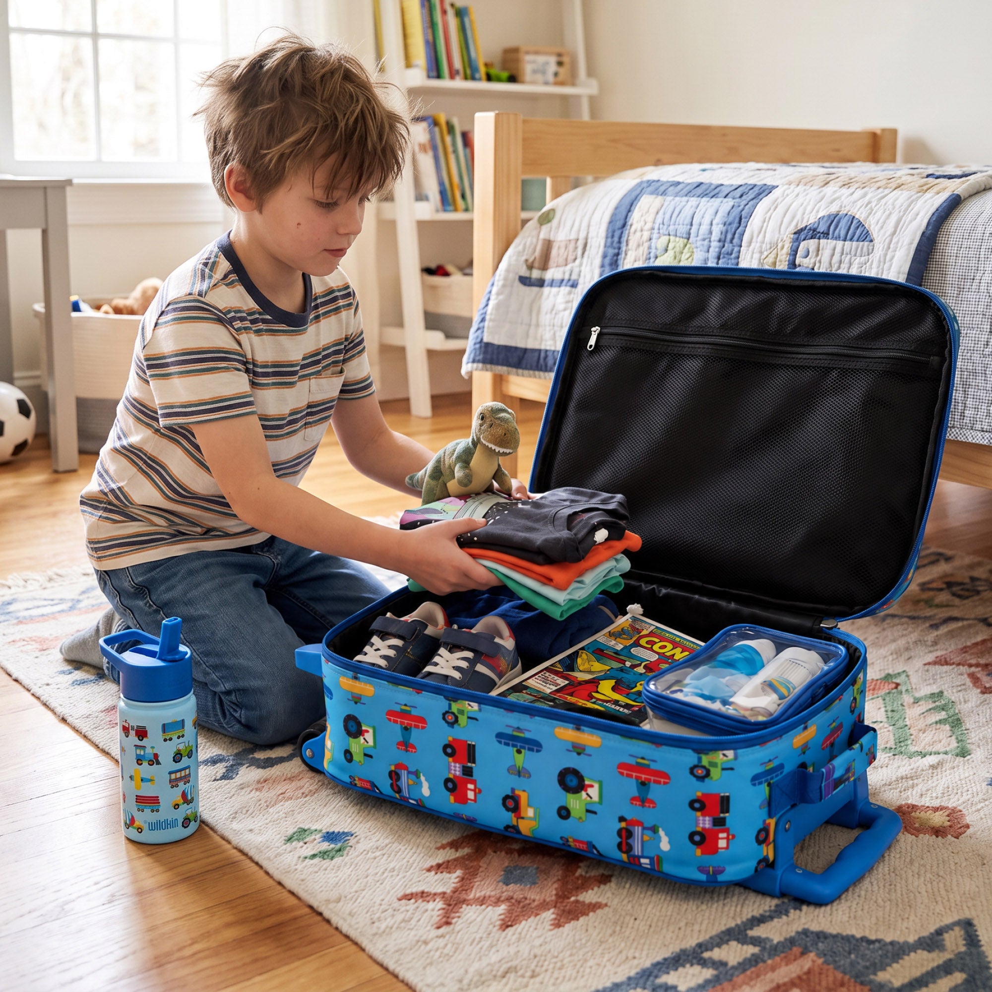 Trains, Planes & Trucks Suitcase
