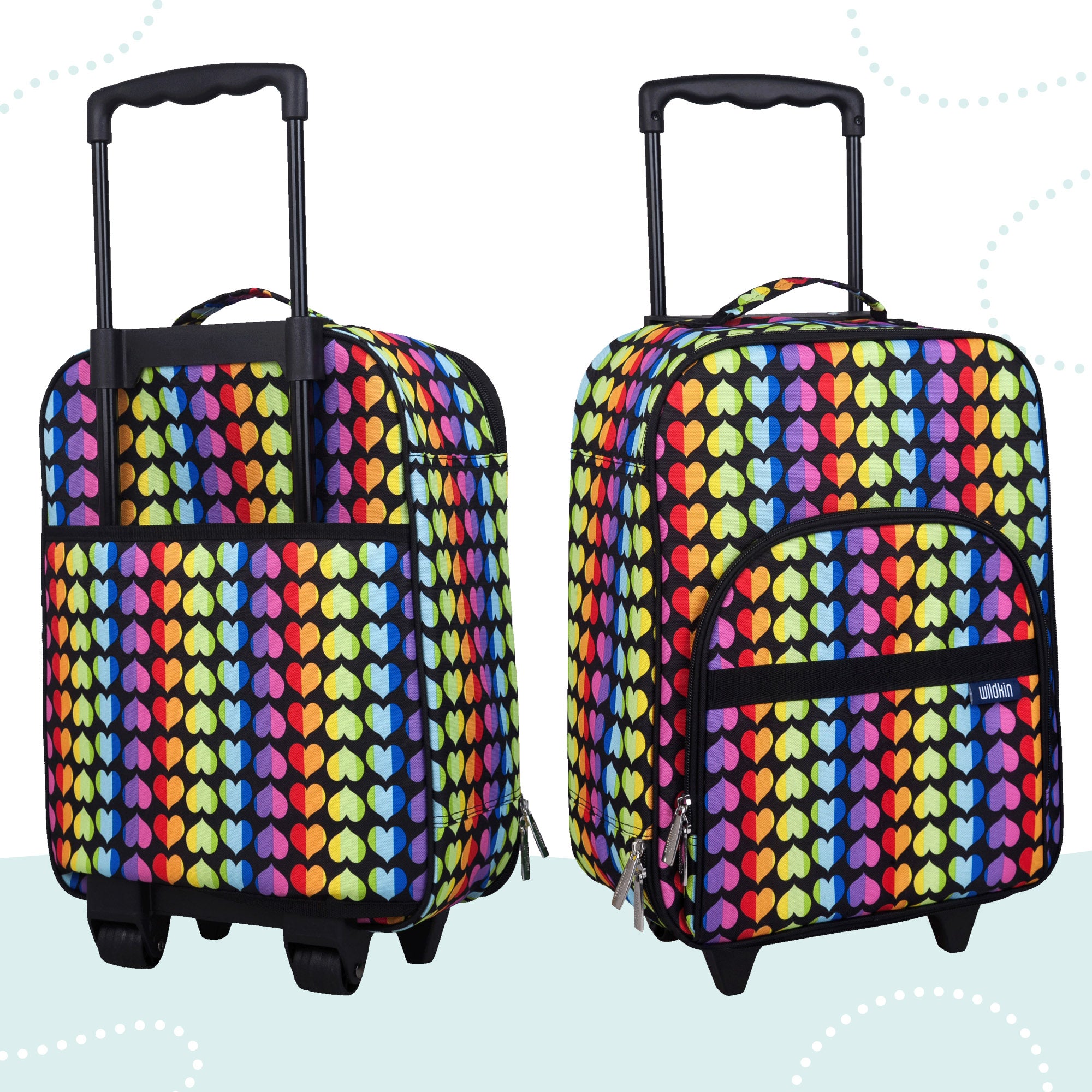 Rainbow Hearts Suitcase