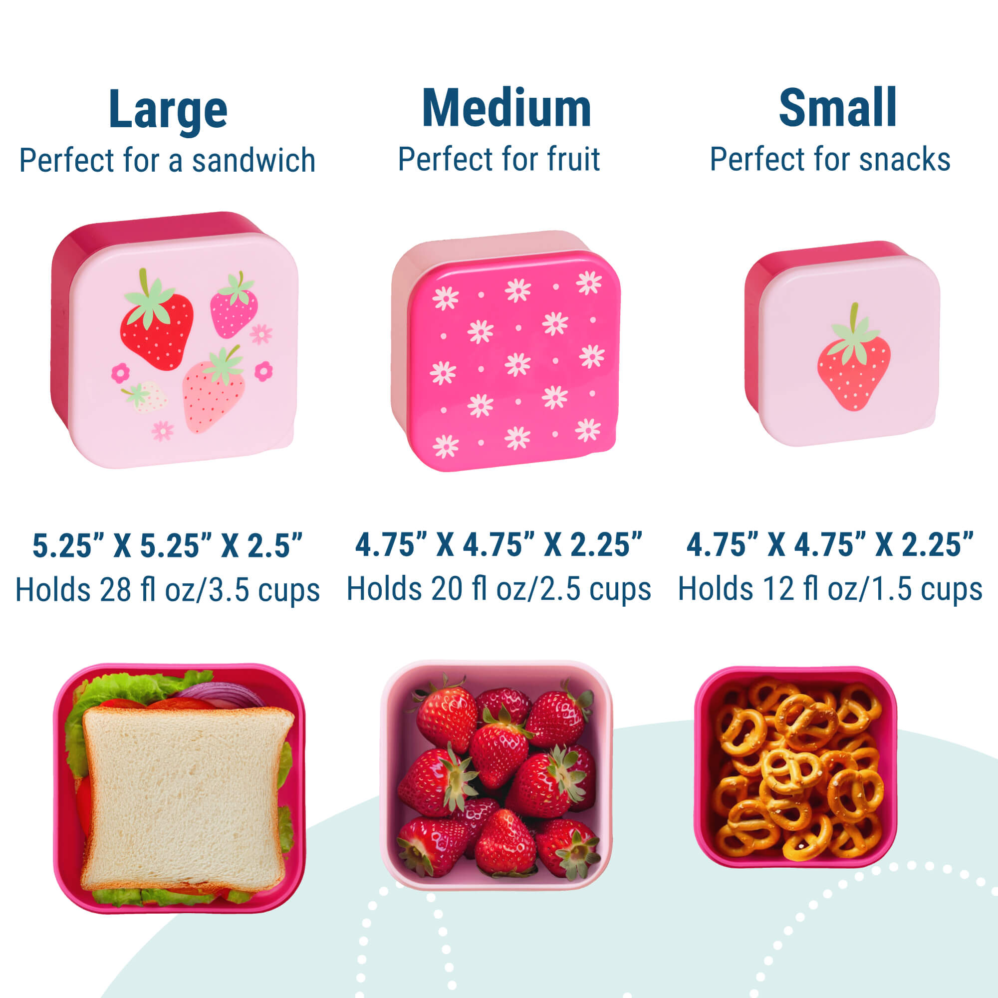 Nested Snack Containers