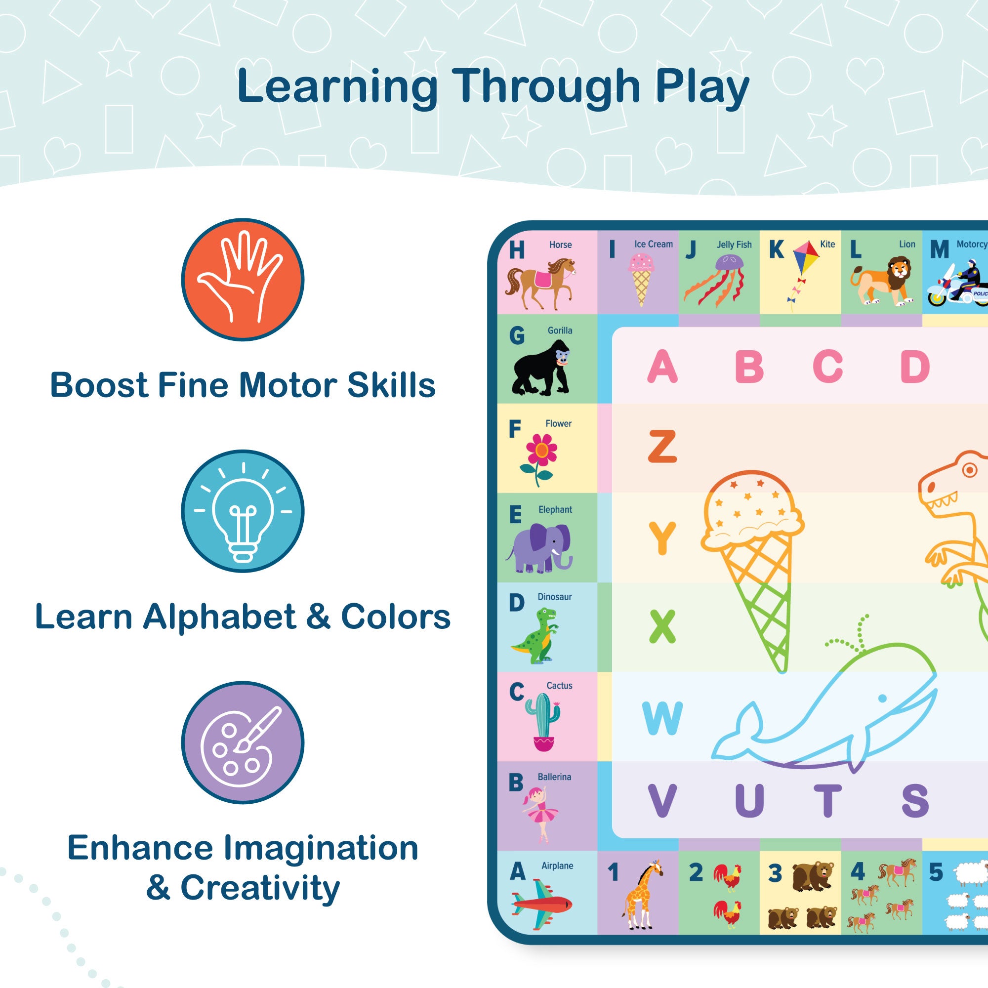 Alphabet Adventure Doodle Mat