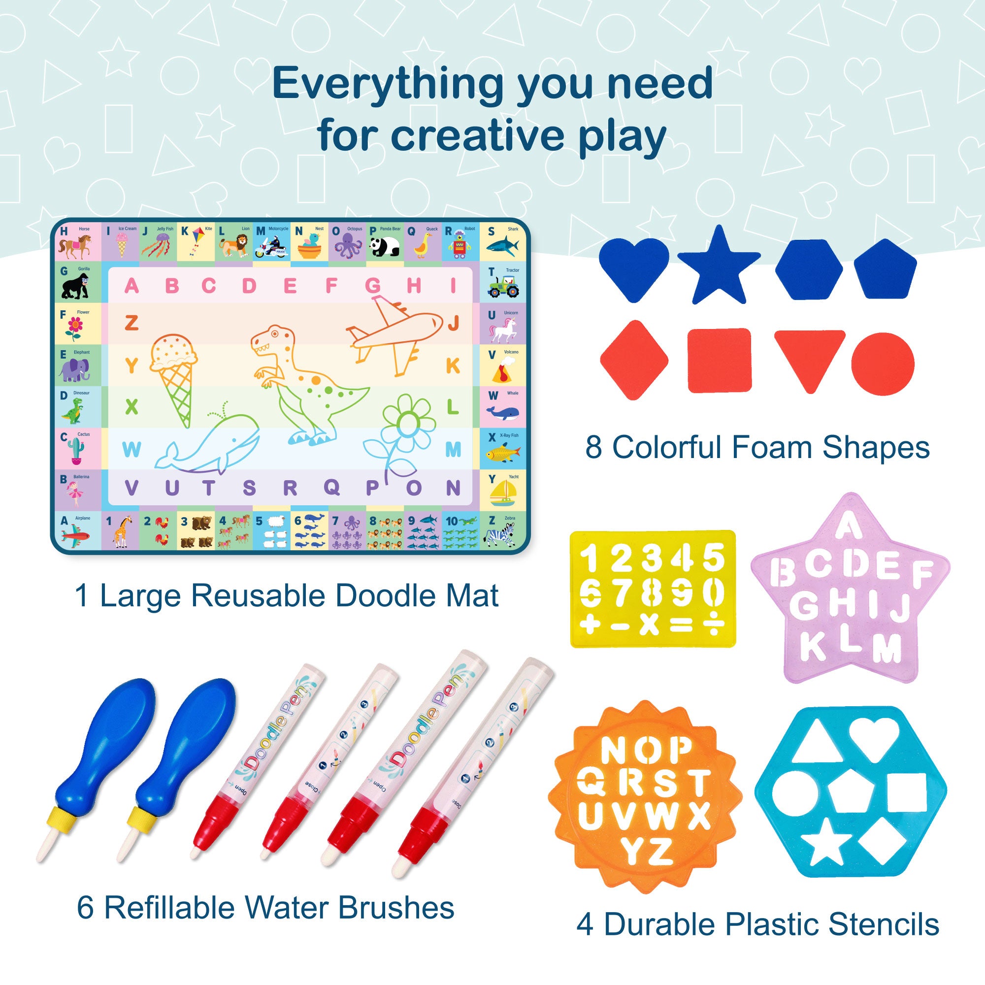 Alphabet Adventure Doodle Mat