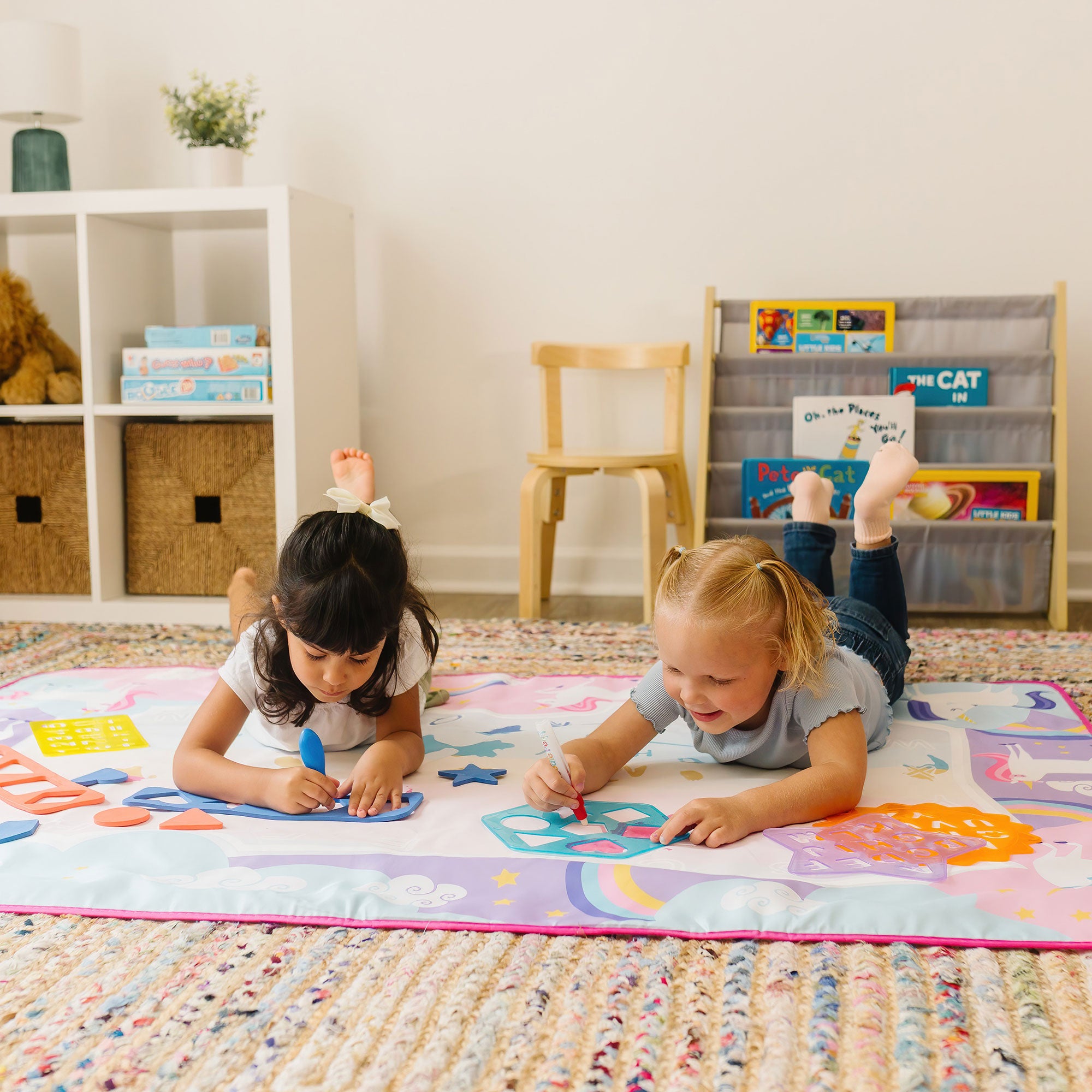 Unicorn Rainbows Doodle Mat