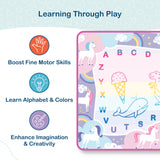 Unicorn Rainbows Doodle Mat