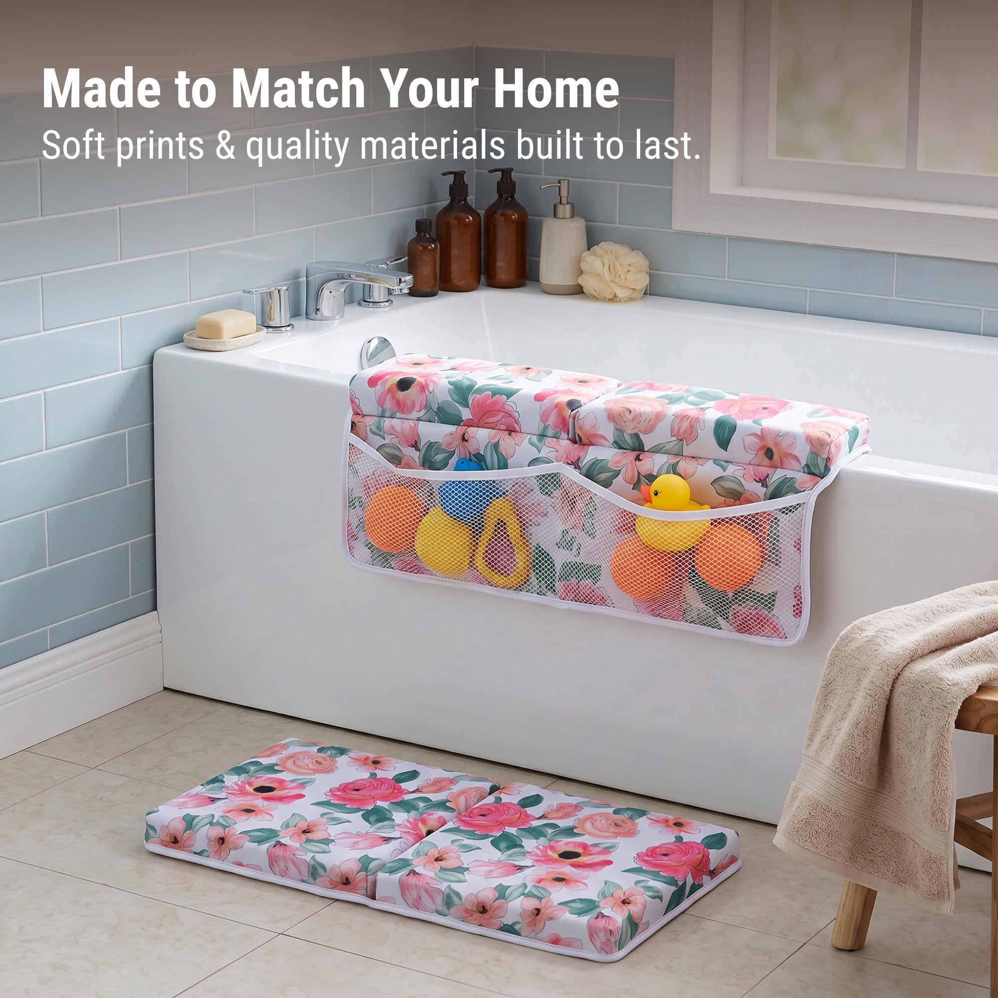 Love Blossoms Bath Kneeler