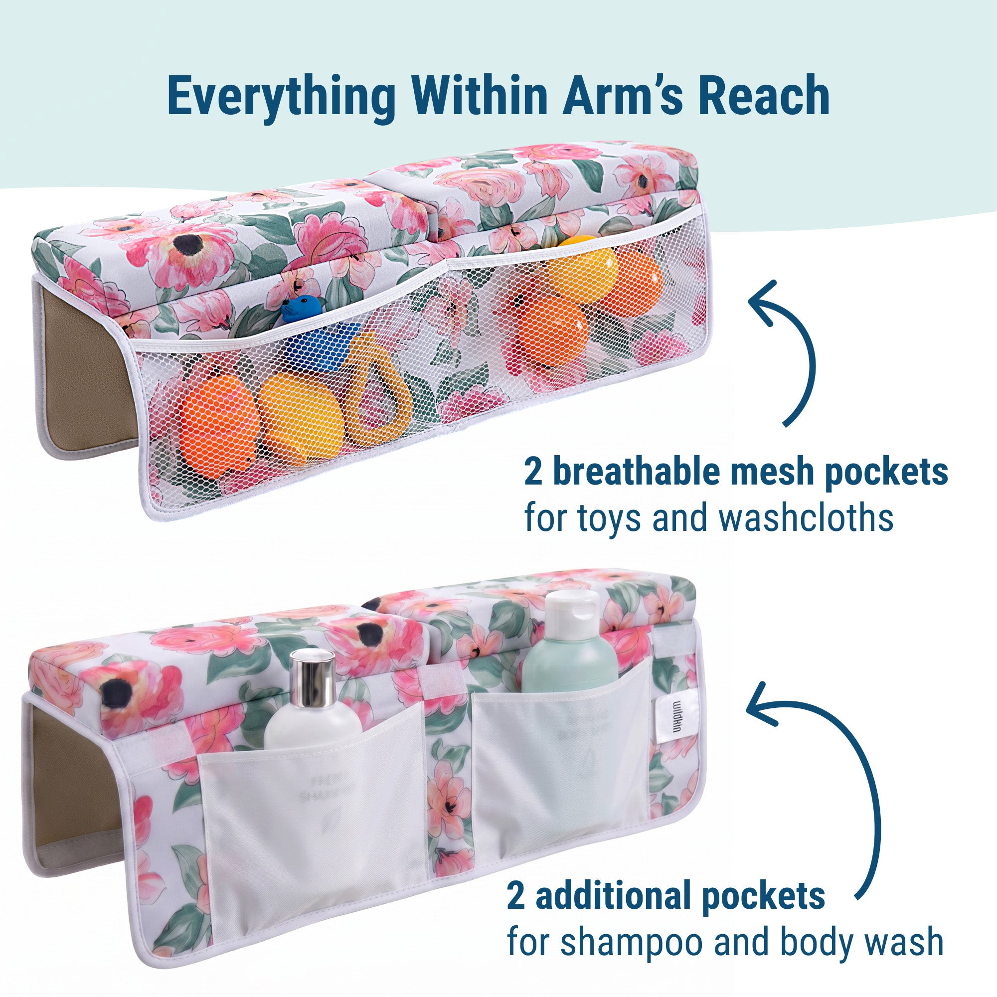 Love Blossoms Bath Kneeler