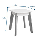 Arts & Crafts Table Stools (2) - Gray