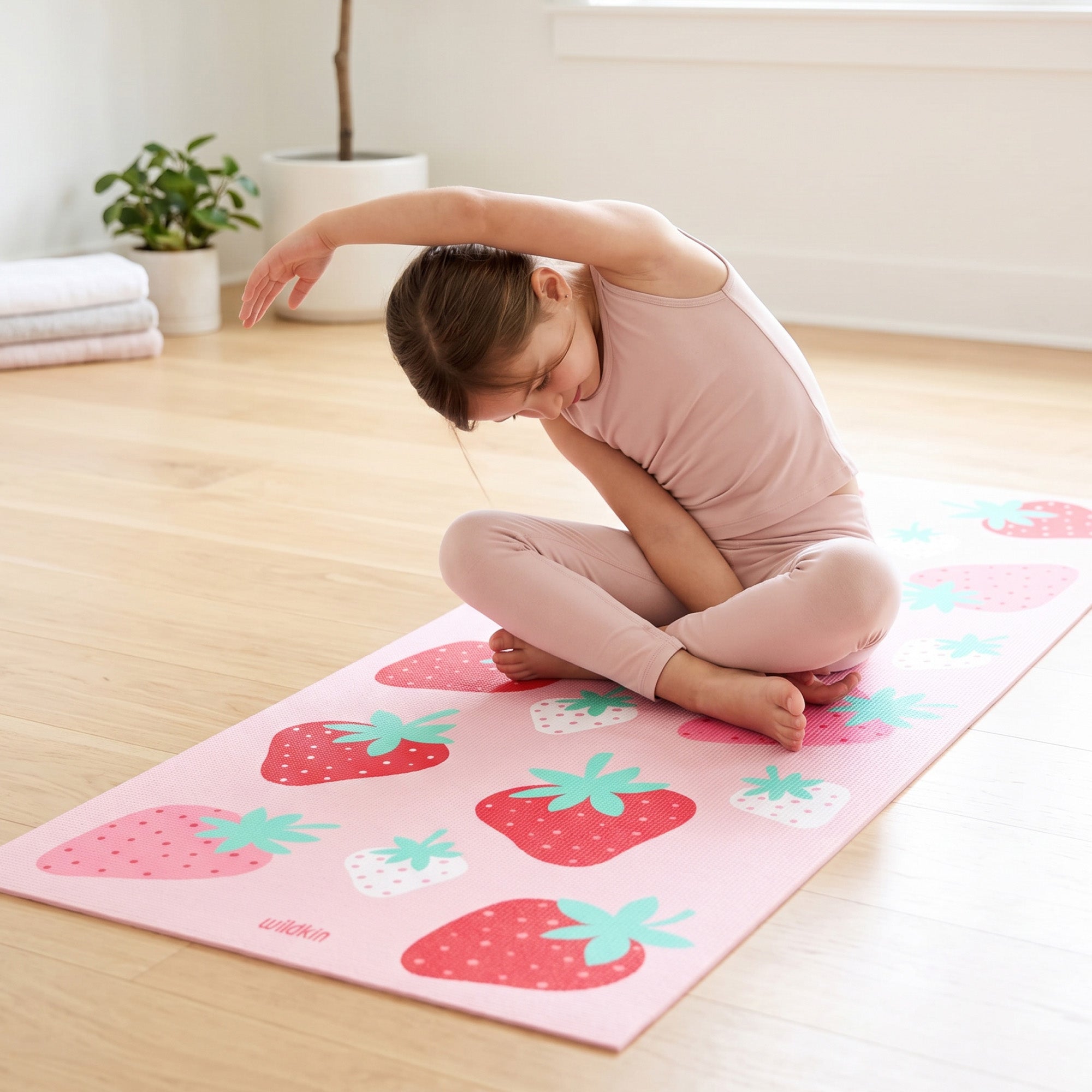 Strawberries Yoga Mat