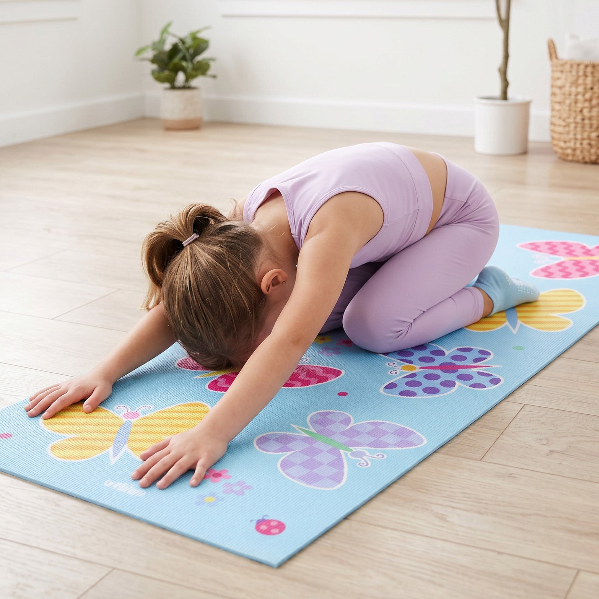 Butterfly Garden Yoga Mat