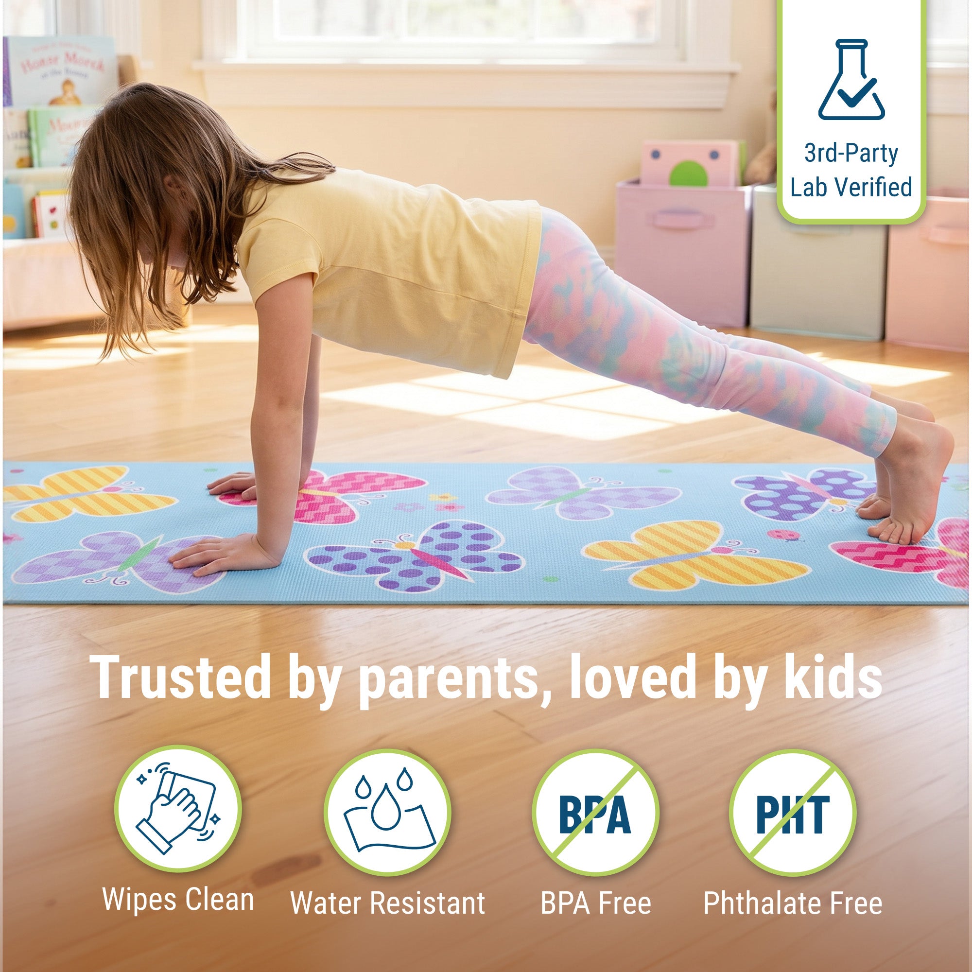 Butterfly Garden Yoga Mat