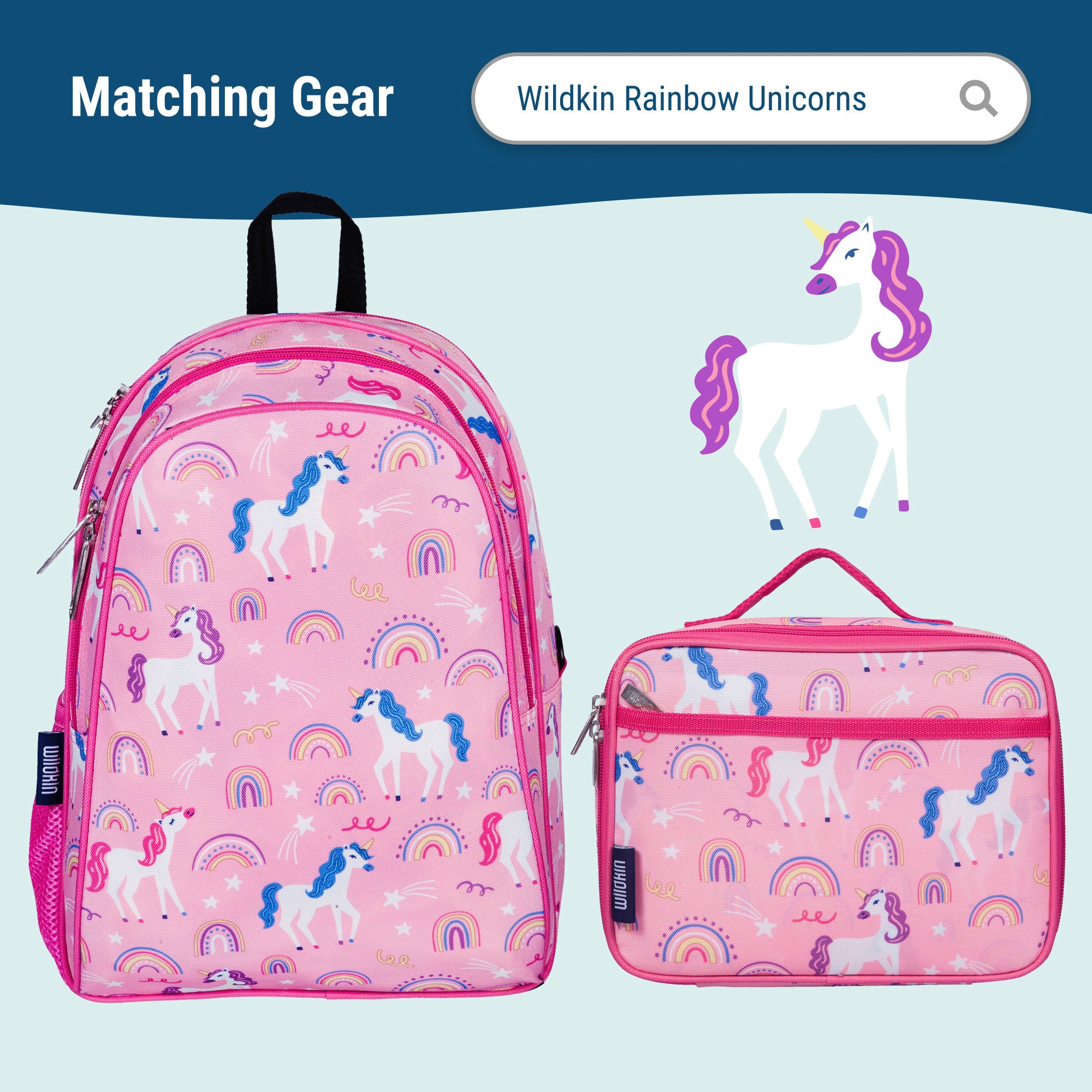 Rainbow Unicorns Plush Nap Mat