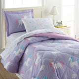 Unicorn 100% Cotton Flannel Sheet Set