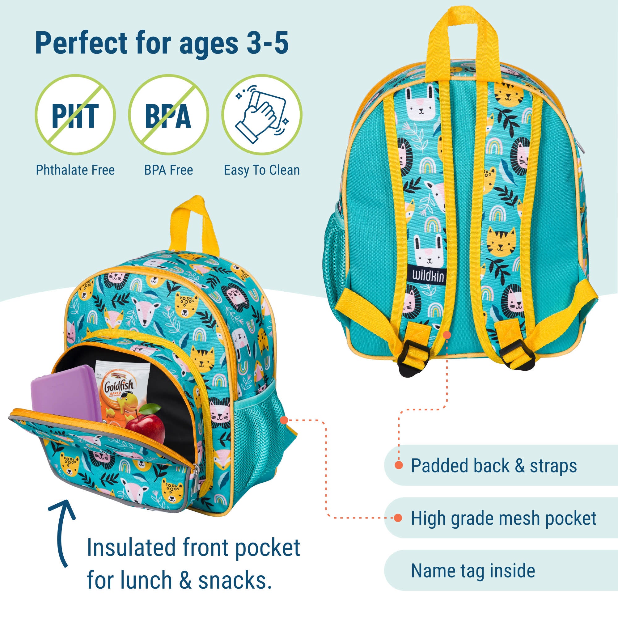 Party Animals 12 Inch Backpack