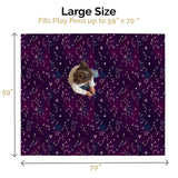 Large Play Mat - Pink Space Bears