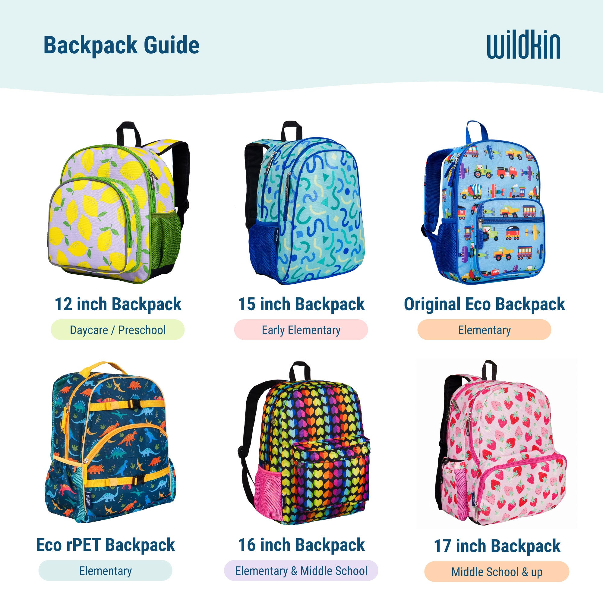 Wildkin Rodeo Backpack Horses ECO Backpack – Wildkin