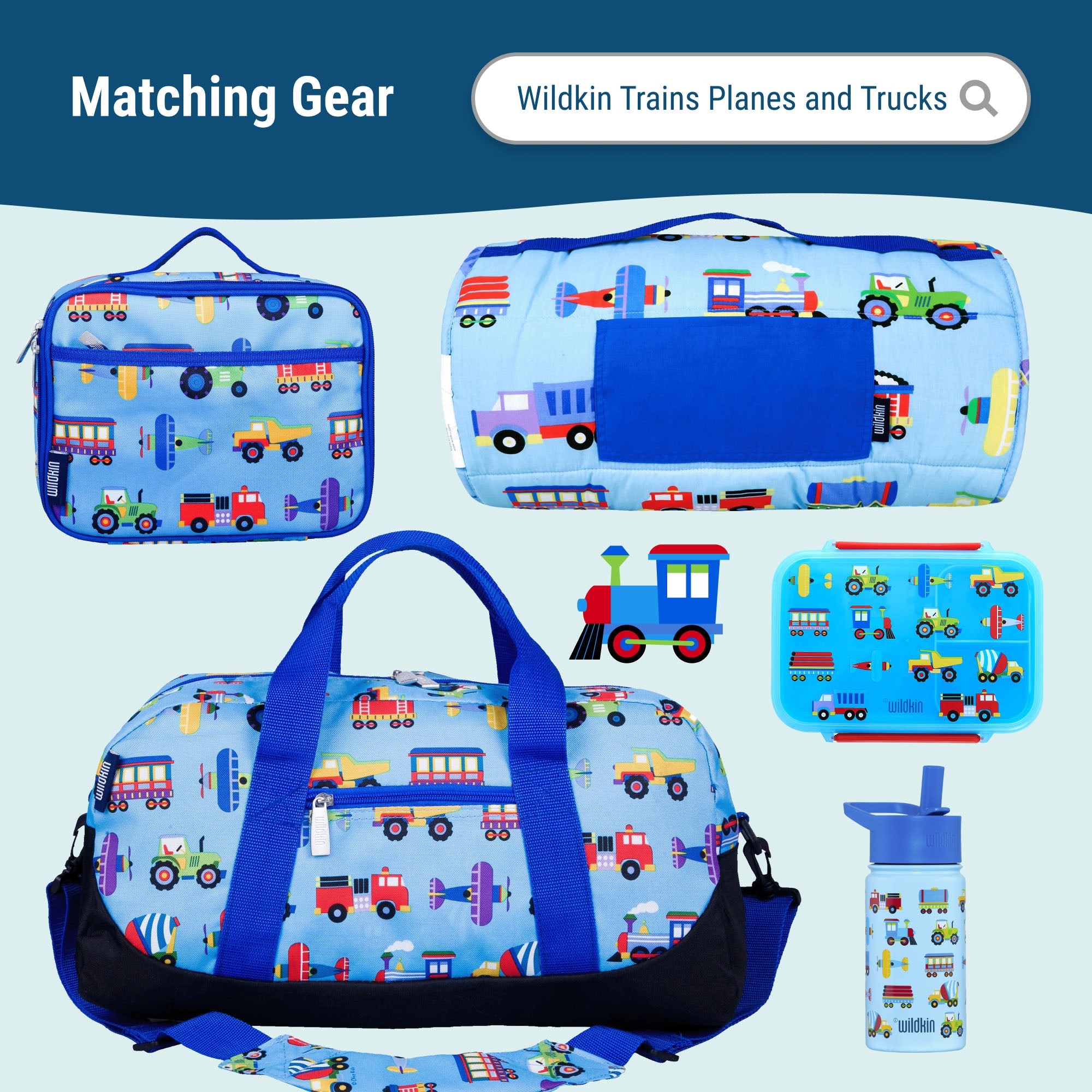 Trains, Planes & Trucks Pack-it-all Backpack