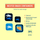 Sharks Nested Snack Containers