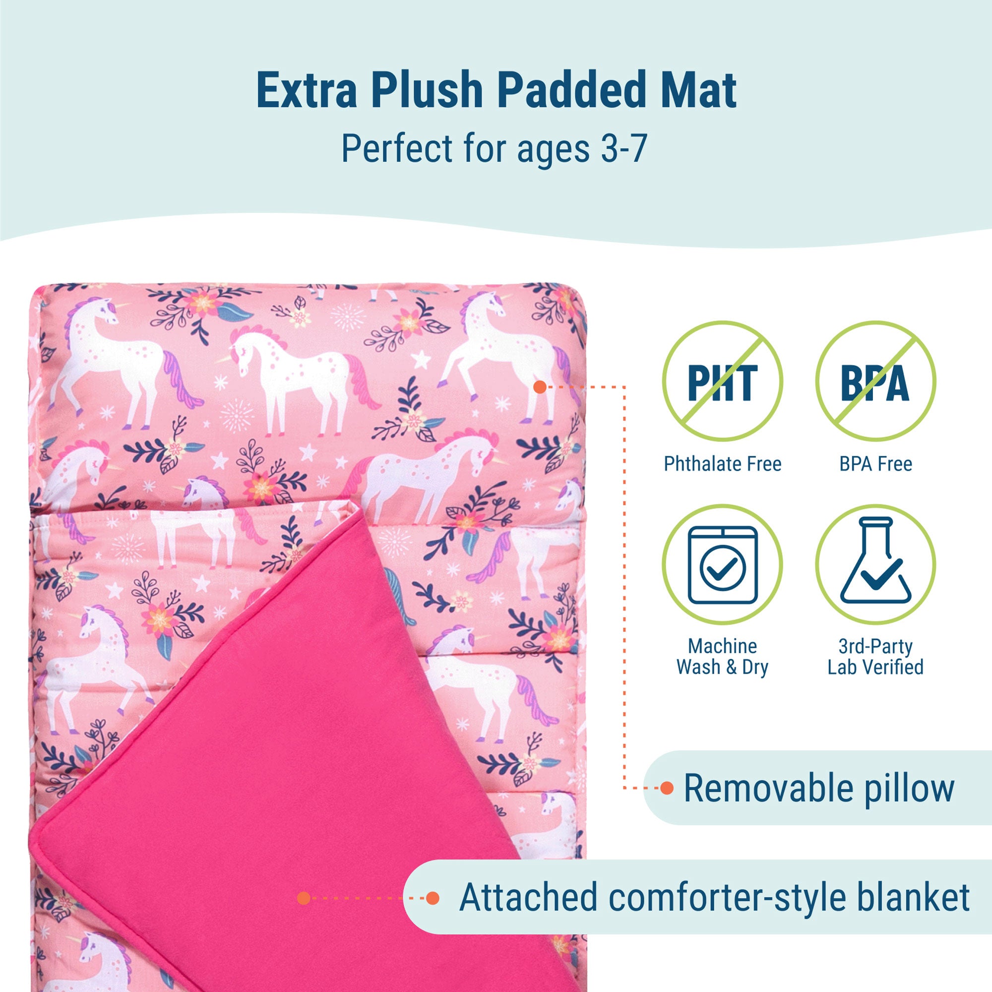 Magical Unicorns Original Nap Mat