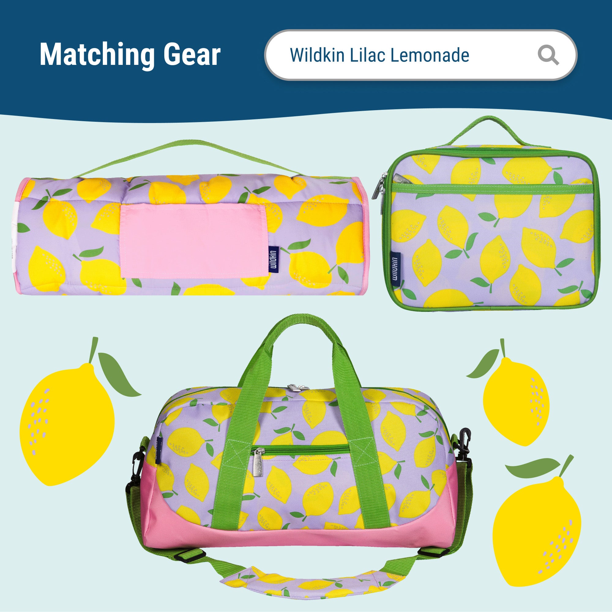Lilac Lemonade 17 Inch Backpack