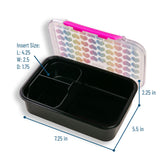 Rainbow Hearts Reusable Food Container Bento Box
