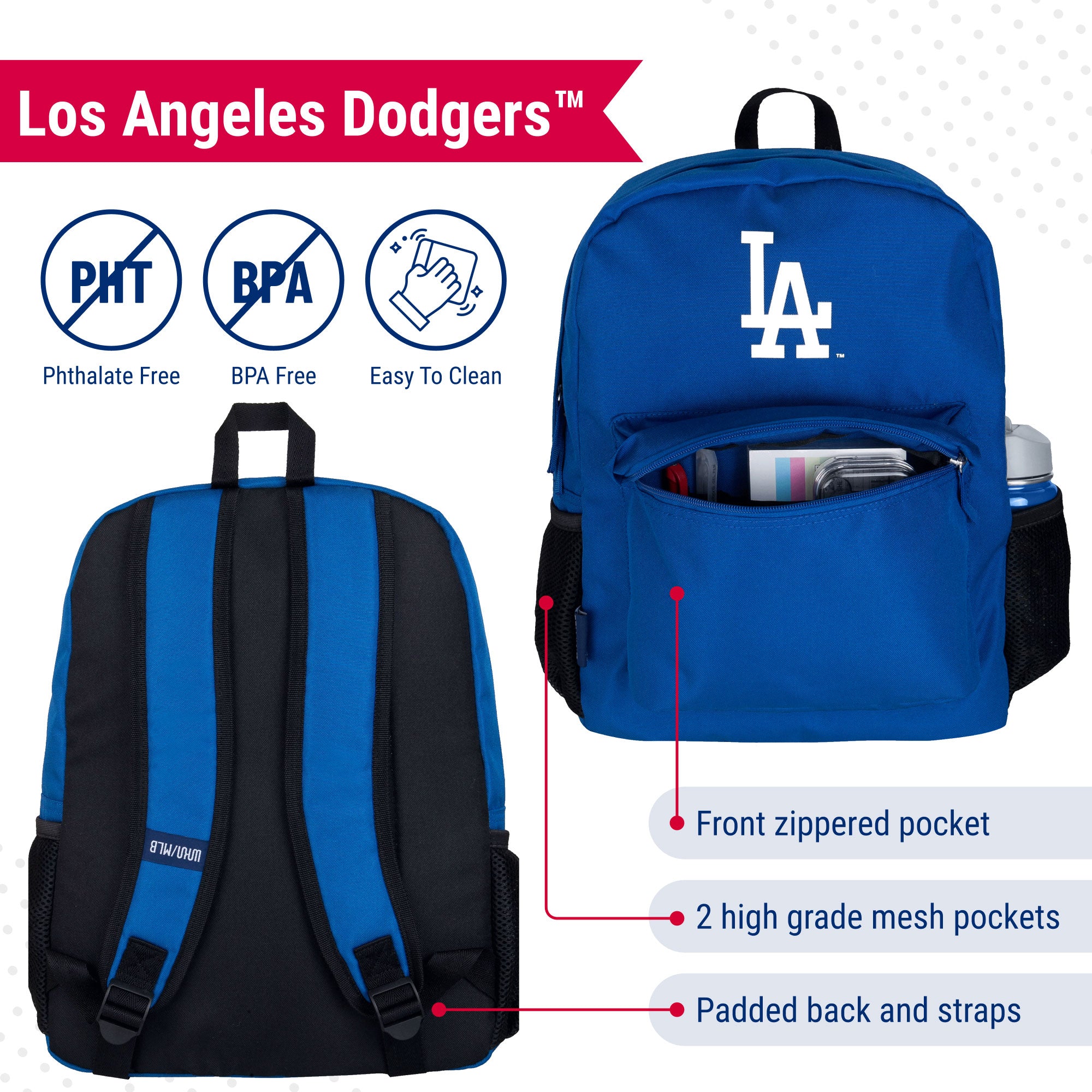 MLB 16 Inch Backpack