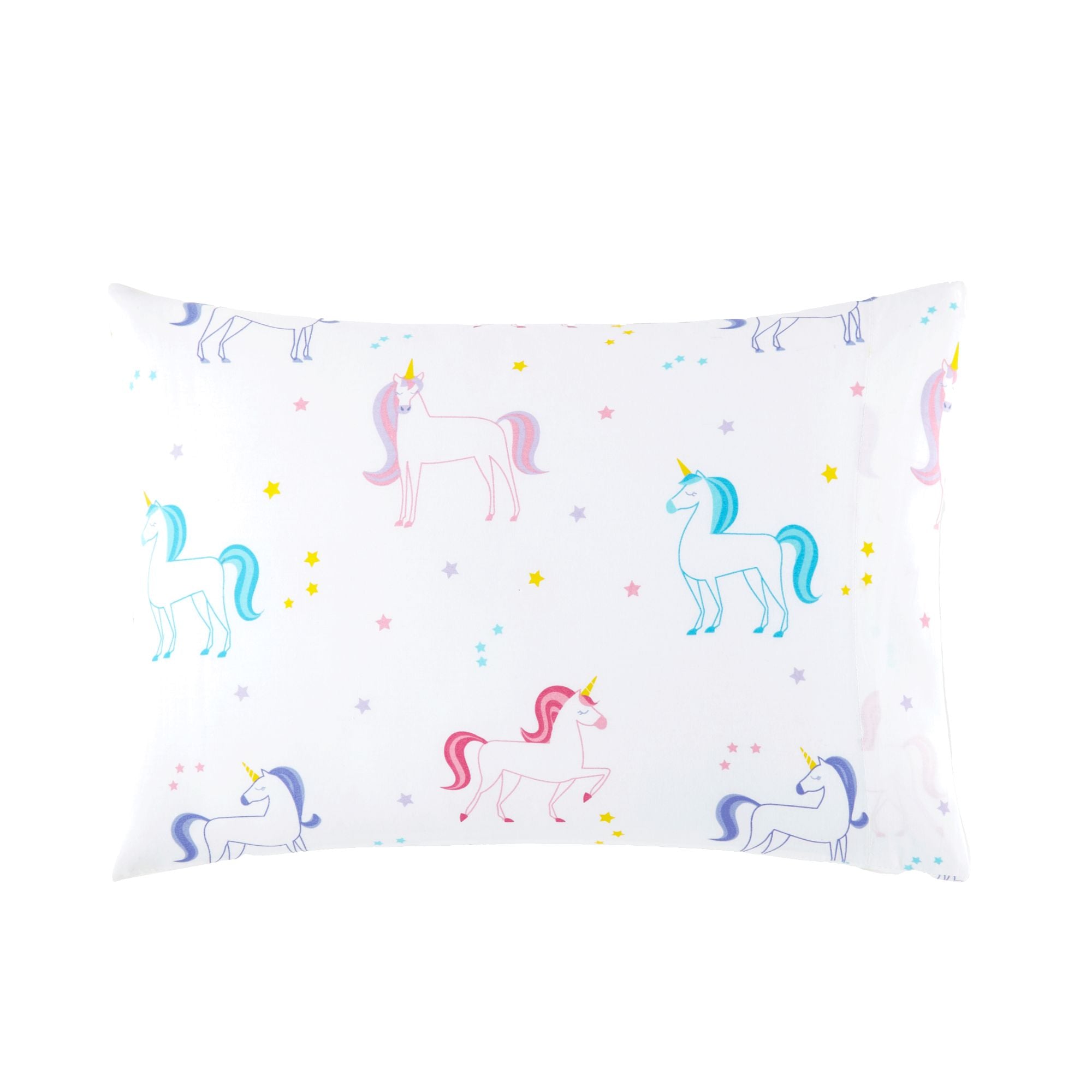Unicorn 100% Cotton Percale Pillowcase