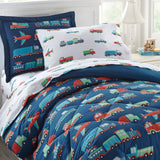 Transportation 5 pc Cotton Bed in a Bag - Twin