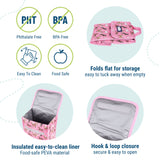 Horses in Pink Lunch Bag