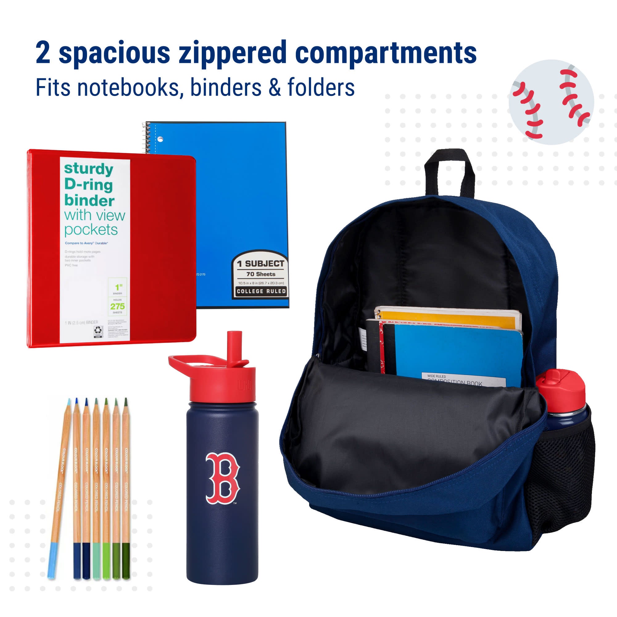 Boston Red Sox™ 16 Inch Backpack