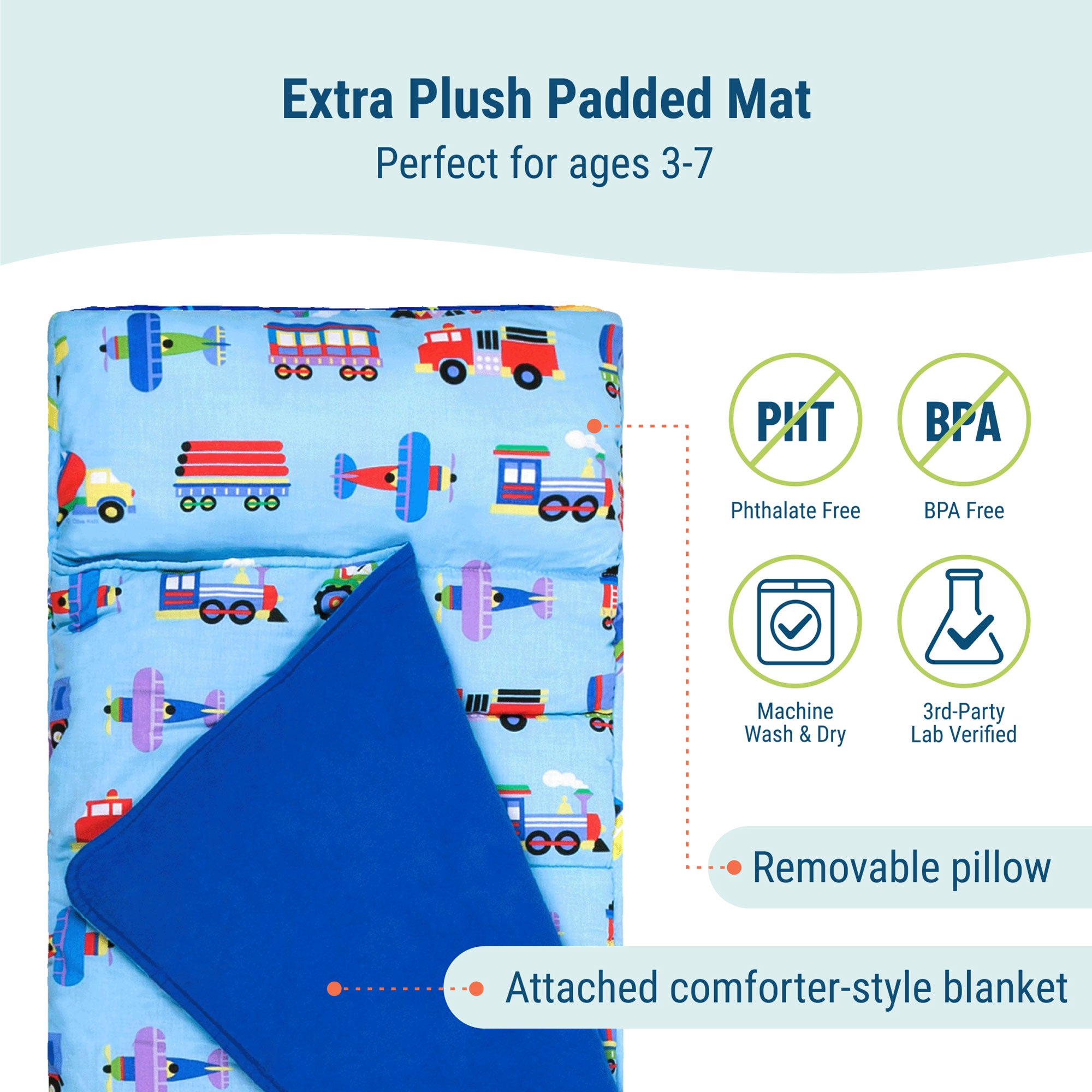 Trains, Planes & Trucks Original Nap Mat