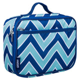 Chevron Blue Lunch Box