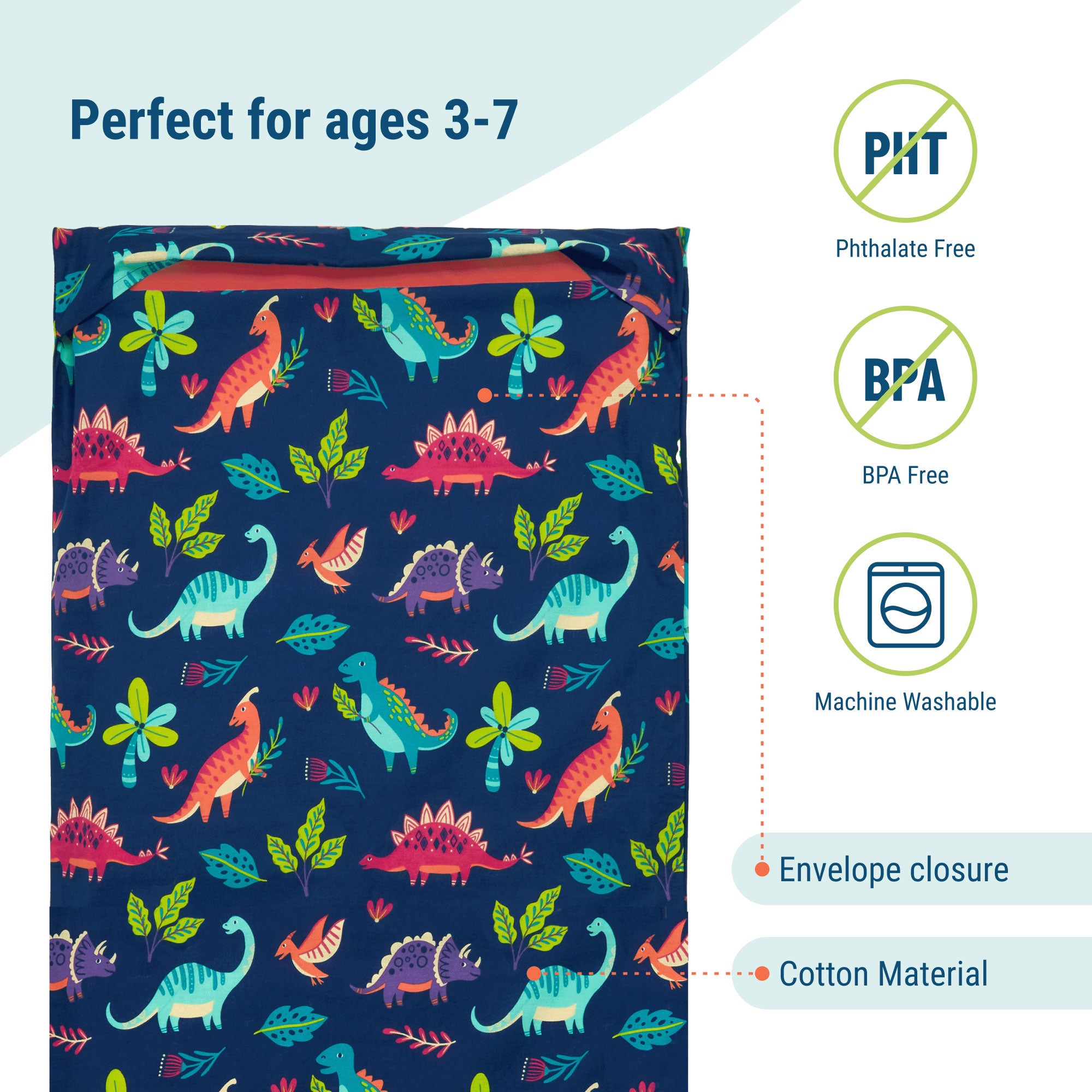 Darling Dinosaurs Original Rest Mat Cover