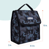 Black Camo Lunch Bag
